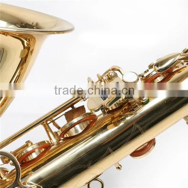 China Professional Gold lacquer sax Tenor Saxophone