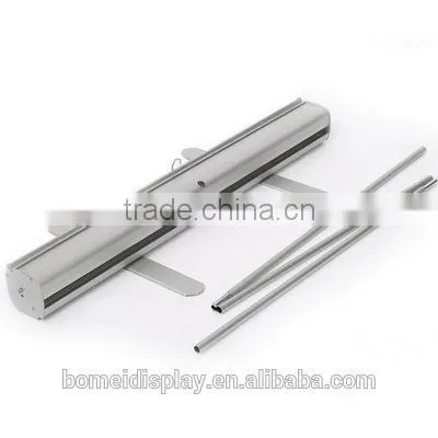 Advertising 80/85*200cm aluminum roll up banner for display, promotion roll up banner stand