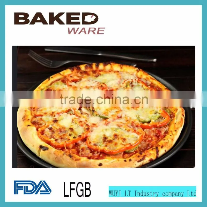 Non-stick bakeware round shaped pizza molds baking pan