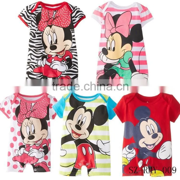lovely baby clothing/baby creepers wholesale/kids summer rompers wholesale kids romper