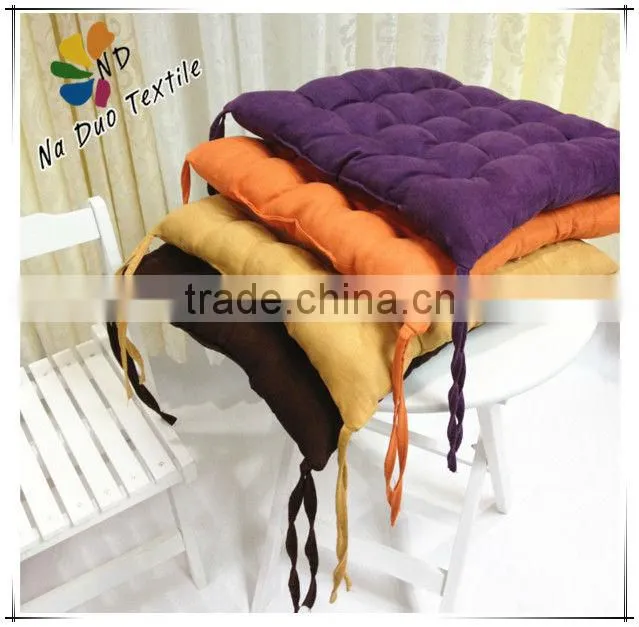 100% Polyerster Suede Chair pad/china cushion