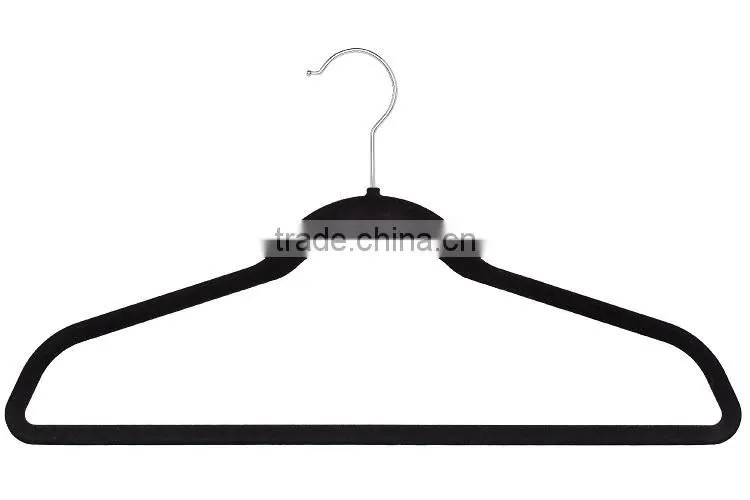 Black Flocked Suit Hanger Basic Item
