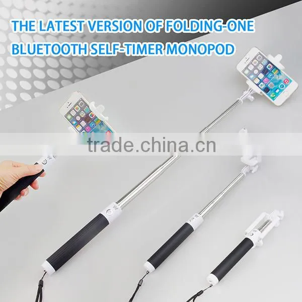 Newest Double System Wireless Bluetooth Extendable Handheld Monopod for iPhone 5 5s Samsung Galaxy Note 3