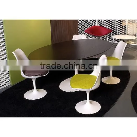 Panel / Marble / Fibergalss Eero Saarinen oval Tulip Table and Tulip chair set replica