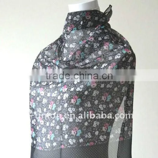 2011 newest fashion pretty lady polyester kerchief