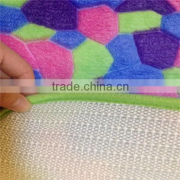 Anti-slip 100% polyester waterproof cheap printed stone mini door mat