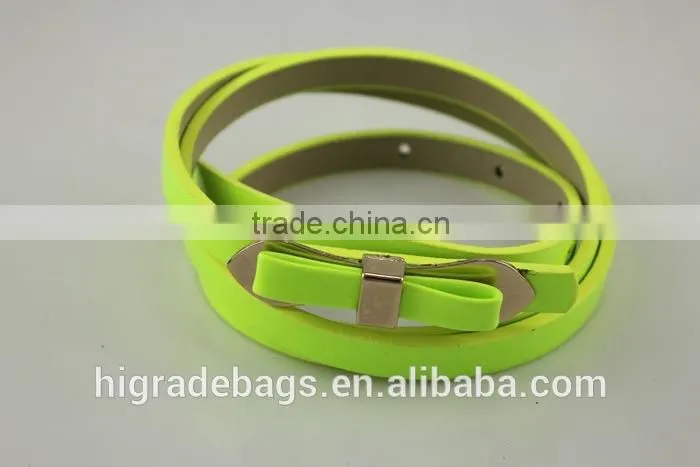 ladies fashion belt display with so many colors