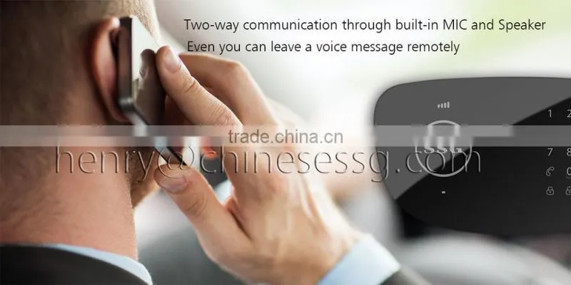 Free APP operated Touch Keypad professional alarm system for Home/Residential Easy to DIY
