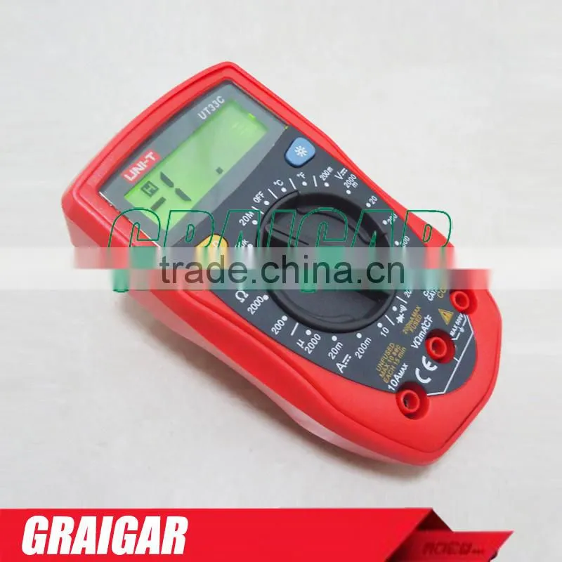 Digital Multimeters Palm Size UNI-T ut33c Diode & Data Hold Super Mini pocket multimeter Measure Temperature
