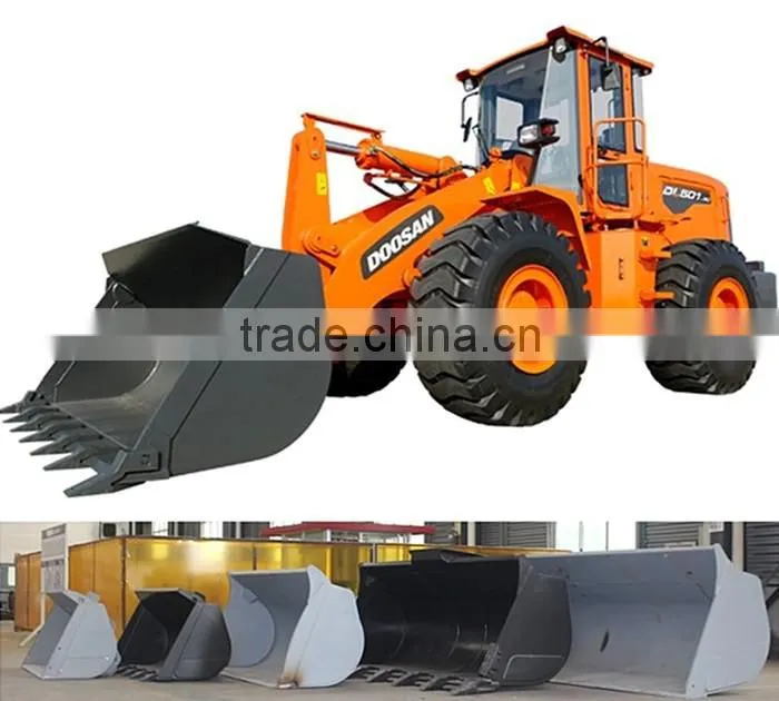 Doosan DL303 Wheel Loader buckets, Customized DL303 Wheel Loader Standard 1.70M3 buckets for sale