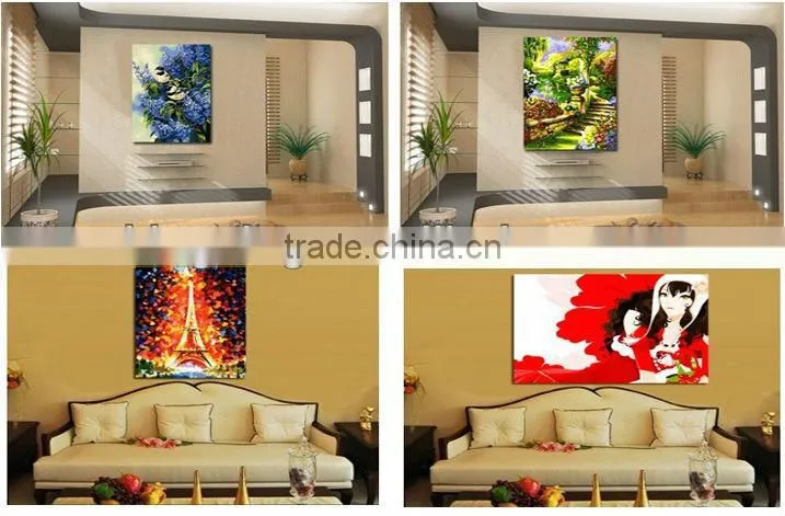 Home decorative diy oil painting by numbers