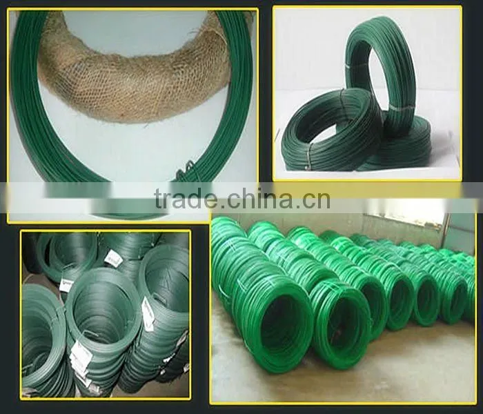 Anping Factory Single Strand PVC Coated GI Binding Wire(factory price)