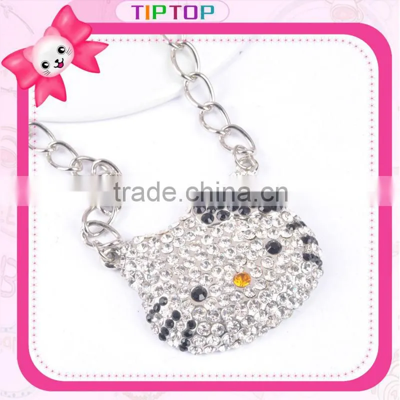 Zinc Alloy Lovely Cat Shape Kid's Necklace