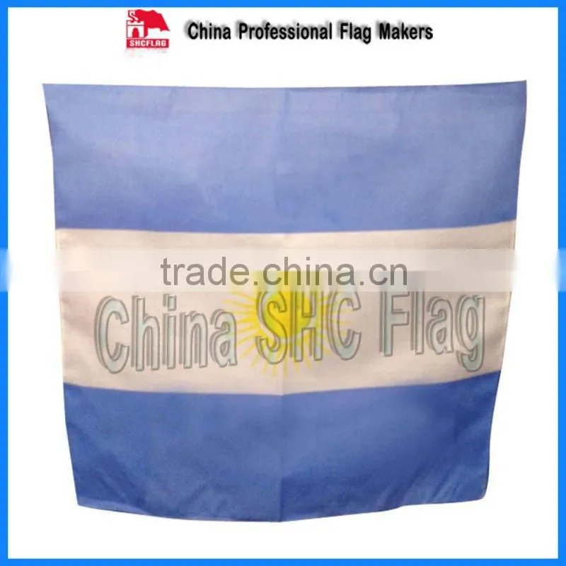 Good quality custom logo printed promotional flag bandana