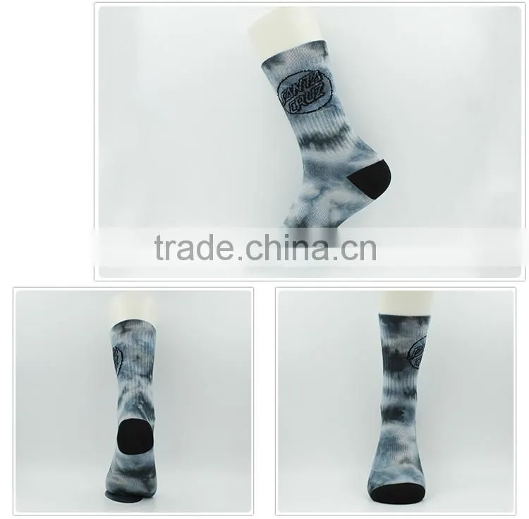 Elastic tube wholesale custom logo sports socks for man
