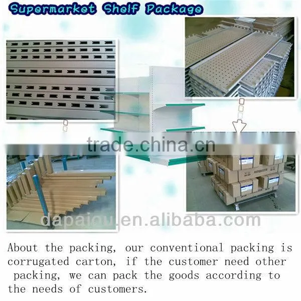 Supermarket shelf wall shelf