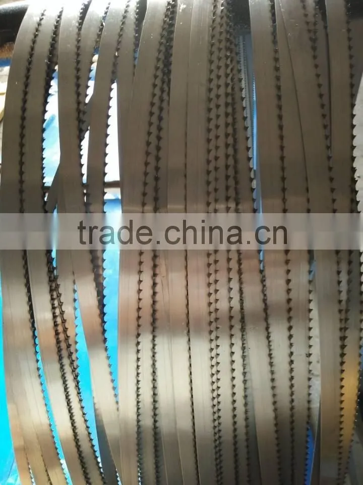 Frozen meat and bone cutting band saw balde frozen fish cutting saw balde 78" X .022" X 4TPI