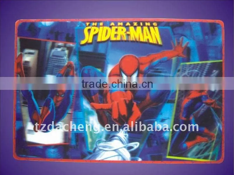 Best Selling Durable Using cartoon 3D Lenticular Printing Pp Placemat
