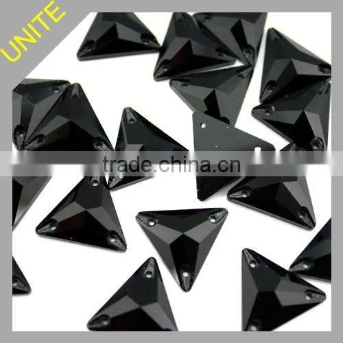 Triangle sew on rhinestones U3270