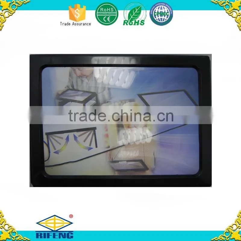A4 Full page foldable magnifier, 3X Giant Large Hands Free Magnifying Glass With Light LED Magnifier For Reading