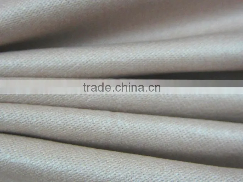 genuine leather pants NR bengaline fabric with coat fabric