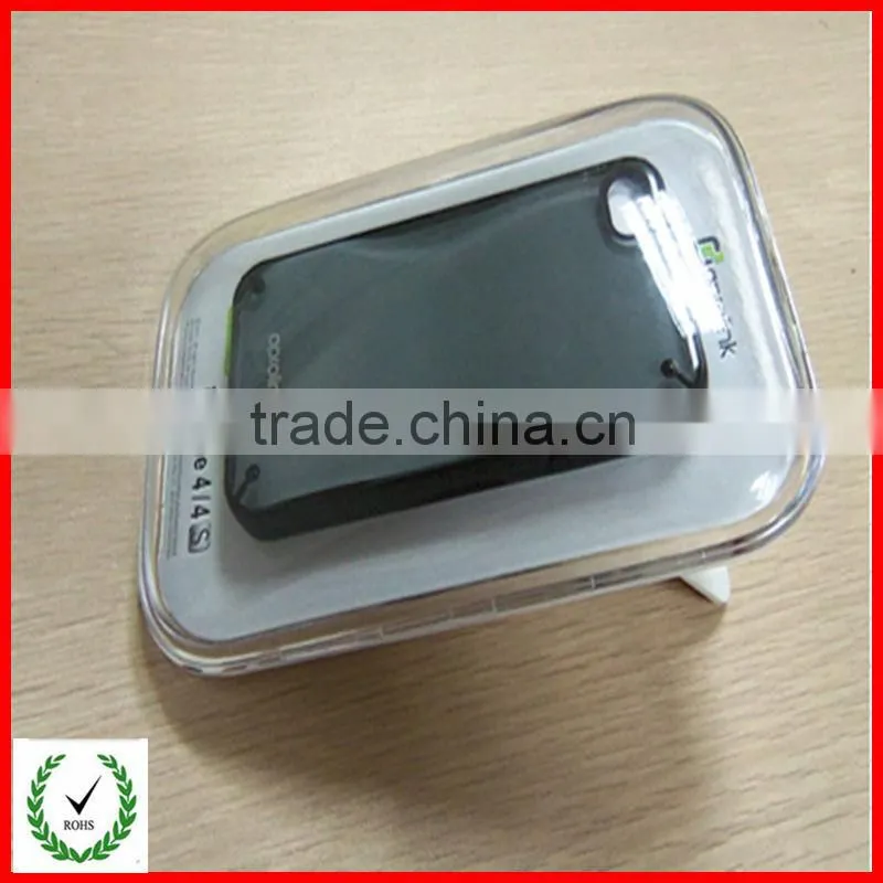 Clear/transparent plastic polystyrene box