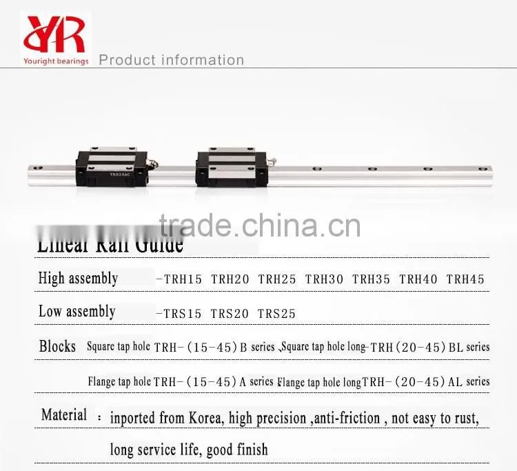 Long Life Time Linear Guide Stepper Linear Guide TRH85BL