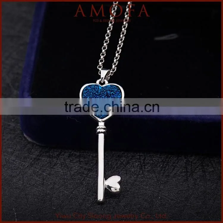 New Arrival Jewellery Druzy Silver Necklace Chain