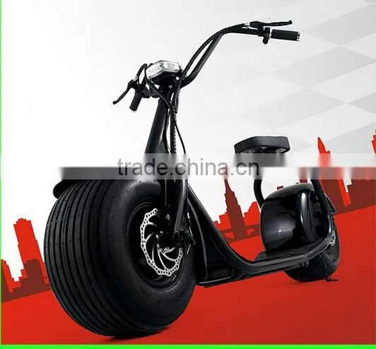 New big wheel electric mobility motorcycle Harley scooter with seat 800w 60w