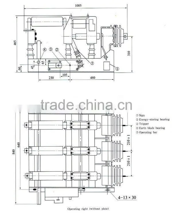 12KV FN25-12D,FN25-12DR Series Indoor High Vacuum Load Break Switch