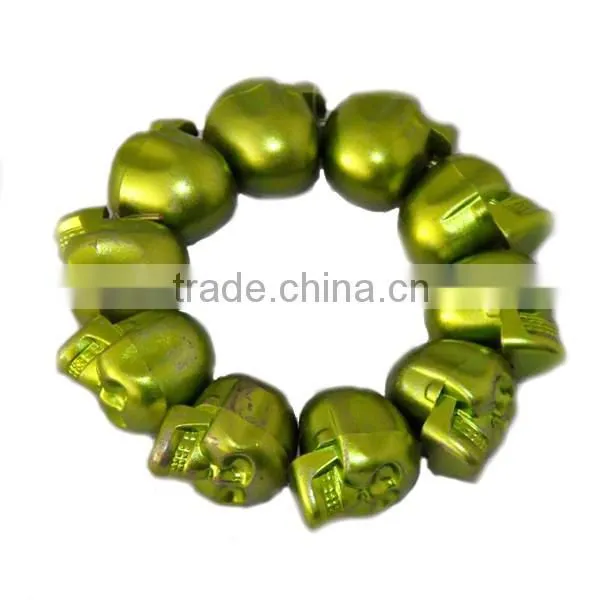 PLASTIC SKULL BRACELET FOR CARNIVAL PARTY DECORATION