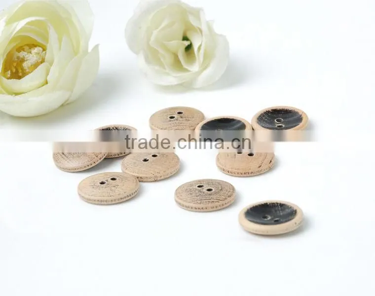 Natural Wooden Buttons Two Holes Designer Buttons