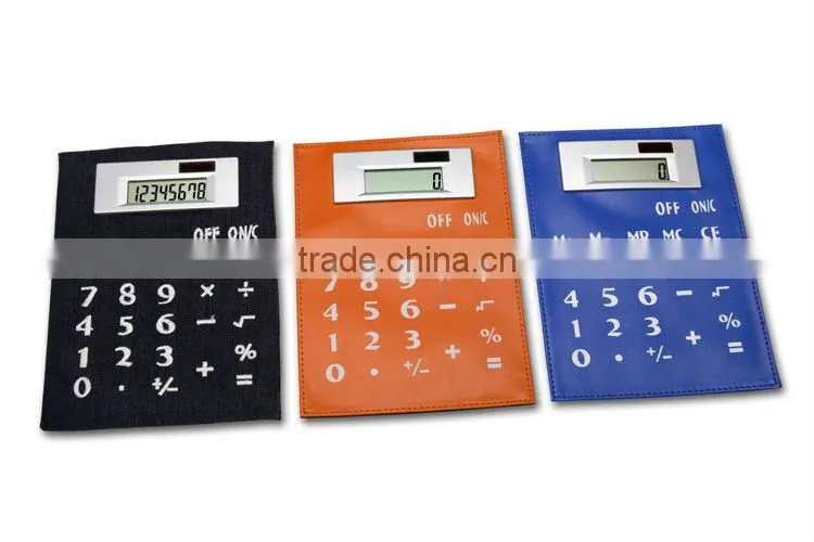 Foldable 8 digits wool calculator