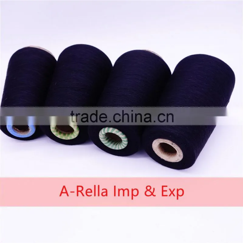 polyester yarn 30s/1 in cone knitting yarn socks knitted yarn waxed