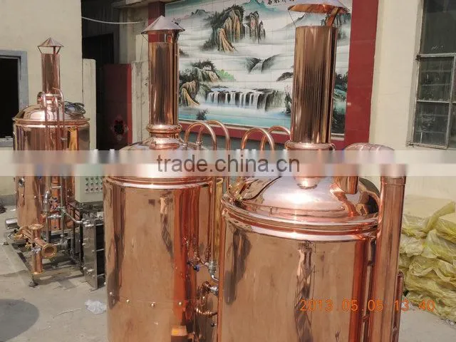 red copper beer equipment
