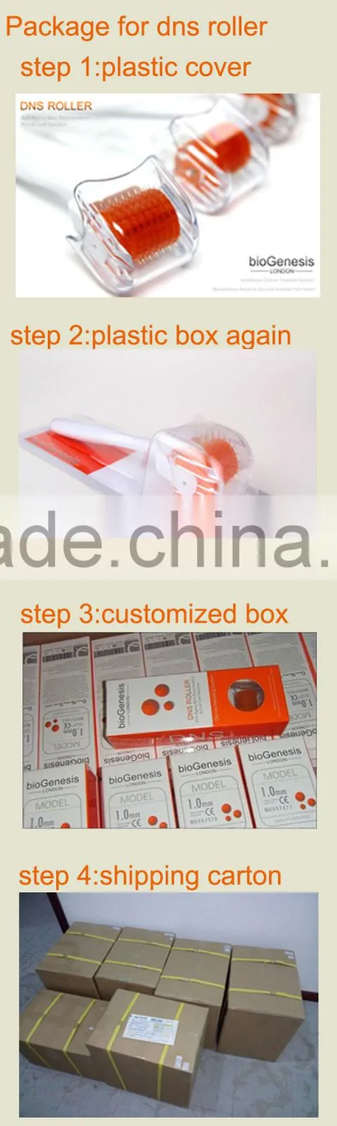 Titanium 192 Needles. Wrinkles, Acne, Derma Roller To Improve Skin Elasticity