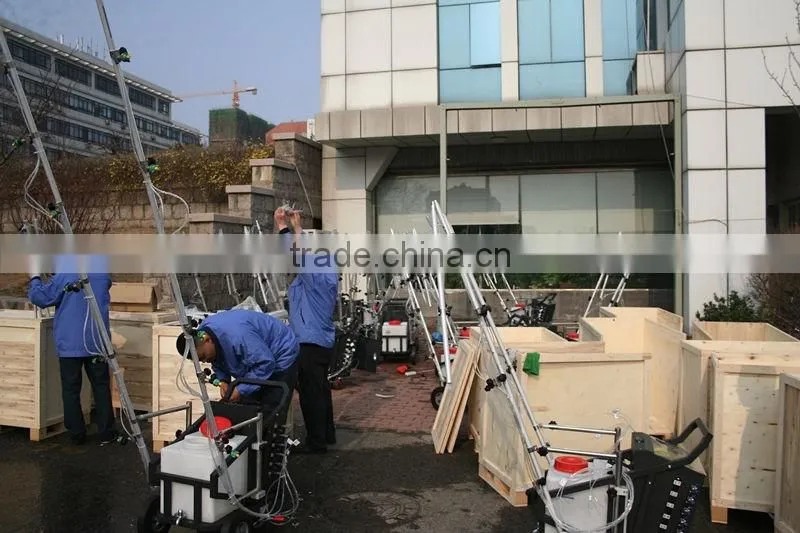 Hand-Push Type Battery Powered Mist Sprayer With Wheels