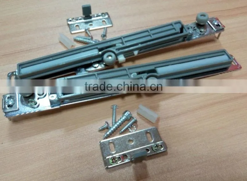 inner-hanging type steel and PA6 sliding door hardware with soft close