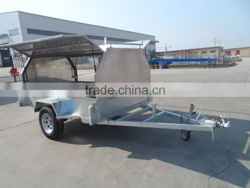 factory supply totally closed box trailer