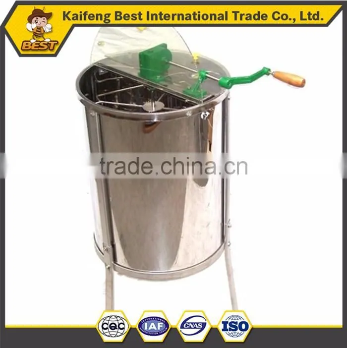 Stainless steel 4 frames honey extractor