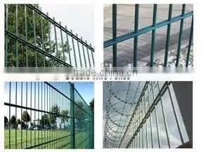 25X200 double wire fence panel welded wire fence panel