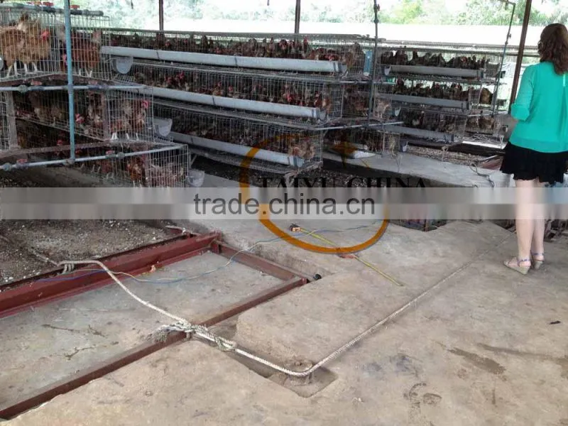 TAIYU save labor cost and easy clean poultry manure cleaning scraper