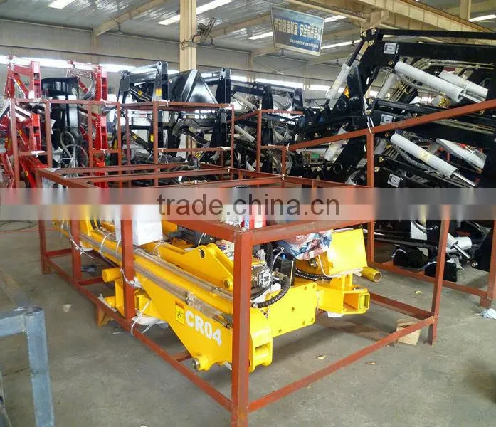 1T log loader with trailer