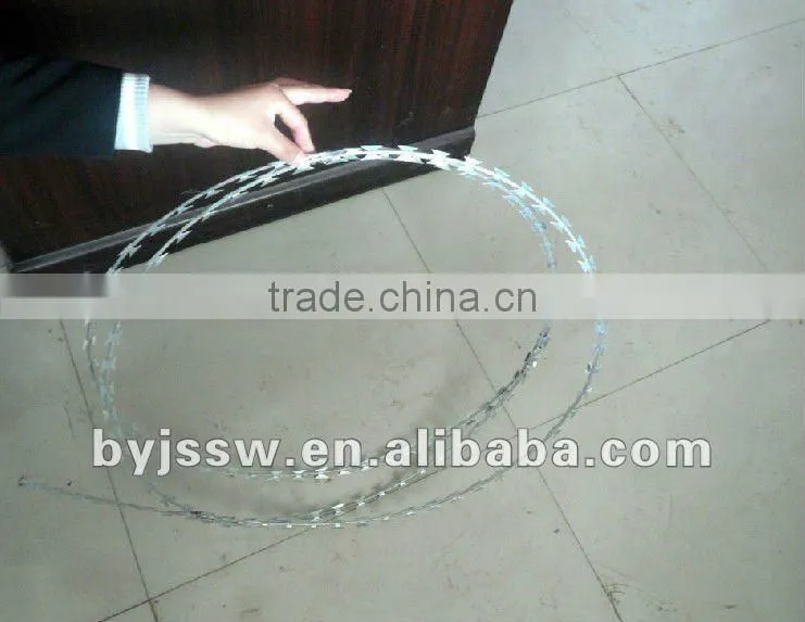 hot-dipped galvanized razor barbed wire