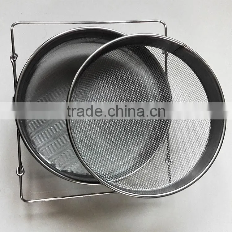 2015 most popular honey processing machine double layers honey strainer for stainless steel honey tank