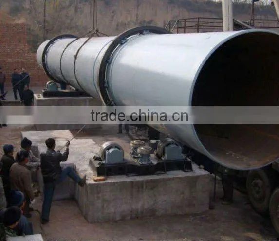 quartz sand drying machine of Rotary dryer