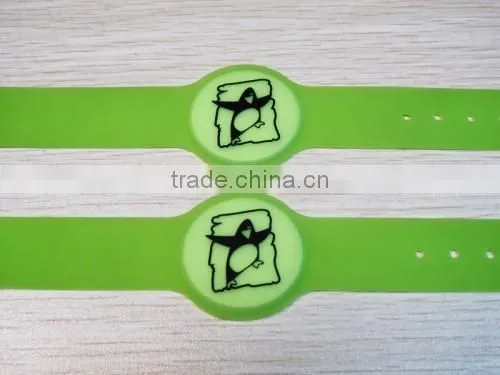 T5577/TK4100 RFID Green Wristbands for Festival Events/Party