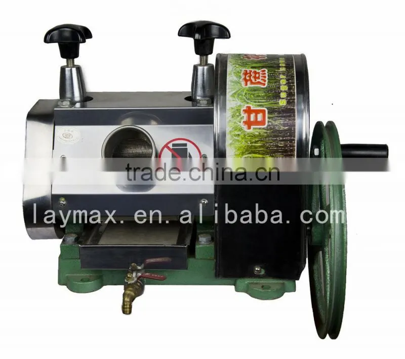 easy clean hand operation sugar cane juice machine used for supermarket