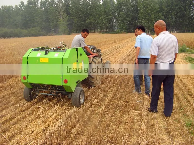 Fully Stocked hay grass straw silage alfalfa available hay bale compress baler machine made in china