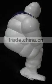 OEM Blow Molding Factory, 3D Cartoon toy,Plastic Doll M ichelin Man.